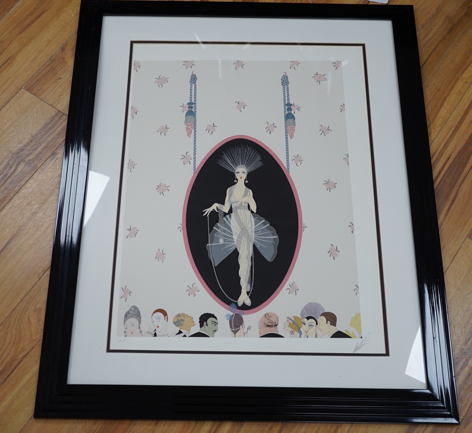 Romain de Tirtoff ('Erté') (Russian-French, 1892-1990), pencil signed HC edition serigraph, ‘The Portrait’, 69cm x 49cm